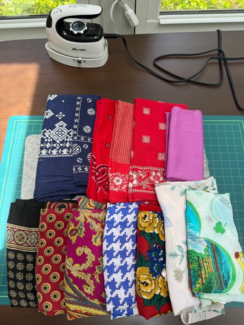 Vintage Scarf and Handkerchief Bundle - Lot of 16
